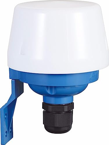 UKEW Dusk Till Dawn Sensor - IP44 Photocell Sensor Switch, Automatic Outdoor Light Control with Auto On/Off, Weather Resistant Wall Mounted Lighting Switch