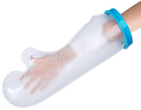 1 protector de brazo impermeable, protección para escayola, protección para vendaje, cabestrillo, protección de manos para la ducha, cubierta para escayola para proteger los brazos, protección de