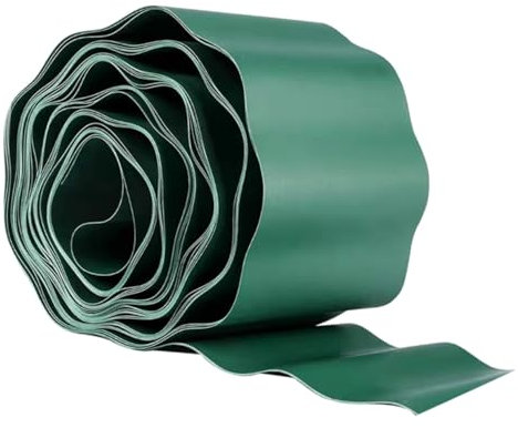 KITANDOVE Wellenförmige Gartenbegrenzung 9 Lang Rasenkante Kreative Landschaftsgestaltung Dekorativer Zaun Für Blumenbeete Gartenabtrennung Und