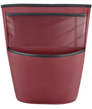 WACDXST Autorücksitz-Organizer, für Ford Fiesta MK7 2011-2024 Auto Rücksitz Kofferraumtasche mit mehrere Taschen Verstellbarem Riemen Fahrzeugzubehör,A
