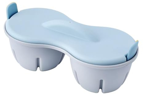 Sillas Caldera de huevo para la caldera de huevo de microondas, olla de huevos de microondas | COMPRADOR DE 2 CAVITY,Gadgets de cocina de la caldera cocinar un huevo dulce y duro, un cazador furtivo