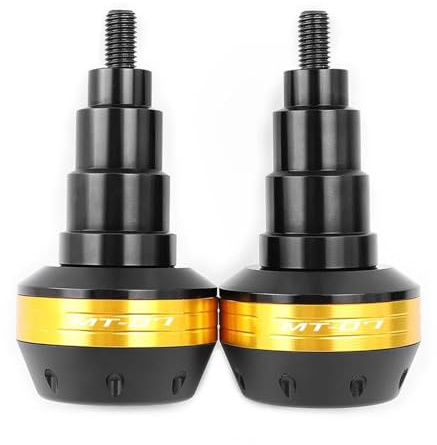 HHRDYY Motorradrahmen-Schieberegler-Crash-Schutz Für MT07 MT-07 MT 07 2014-2024 Anti-Crash-Fallschutz-Zubehör Sturzschutz Sturzpads Schieberegler(Gold)