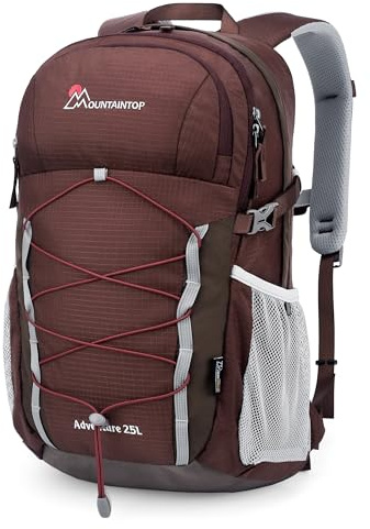 Mountaintop 25 L/40 L vandringsryggsäck män kvinnor vandringsryggsäck utomhus ryggsäckar för camping vandring resor, 25 l röd, 25 L, Utomhus
