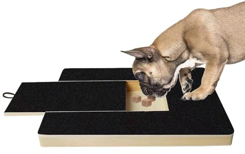 Veasbuu Tabla de limas de uñas para perros | Rascador de uñas para mascotas, almohadilla extraíble para limar – Tabla de cortar perros juguete para razas pequeñas, medianas y grandes de perros