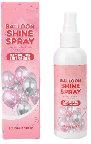2 Pack Shine Spray pour Ballons, Ballon Brillance Spray Fête Balloon Balloon Shine Spray 100 Ml Latex Ballon Spray Brillance Brill