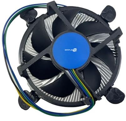 SIMPLETEK - Dissipatore Processore con Base in Rame | Compatibile con Intel LGA 1150 1151 1155 1156 1200 | Connettore 4-Pin PWM (Ricondizionato)