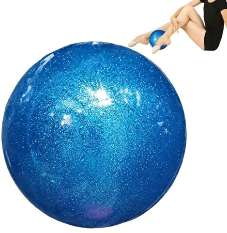 Gymnastikträningsboll – 18 cm elastisk träningssfär, ergonomisk övningsutrustning, prestanda boll med smidigt grepp