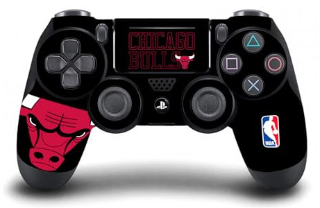 Head Case Designs Officially Licensed NBA Oversized Chicago Bulls Logo Vinyl Sticker Gaming Skin Decal Cover Compatible With Sony PlayStation 4 PS4 DualShock 4 Controller