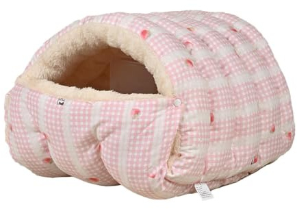 Lit En Forme De Caverne Pour Chat Caverne De Sommeil Amovible Et Lavable | Lit Maison À Chat Partiellement Fermé Pour La Maison La Chambre Le Balcon L'Appartement La Détente En Intérieur Le Repos