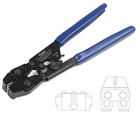 iCrimp PEX Cinch Tool for Stainless Steel Clamp-Vertical & Parallel Clamping from 3/8-inch to 1-inch -CRP650
