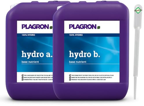 Weedness Plagron Hydro A+B 5 Liter - Hydrokultur Dünger Hydrokulturdünger Grow Anbau Indoor Pflanzen