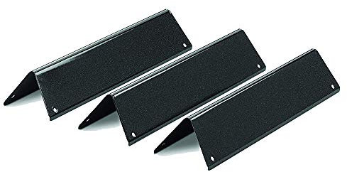 Attachcooking Rejilla de Repuesto, Barras de saborizante esmaltado, Escudo térmico para Parrillas de Gas Weber Spirit Serie 200 con Paneles de Control Frontales (15.3 x 3.5 x 2.5 Pulgadas)