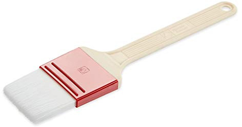 Thermohauser borste med vita polyesterborst, penselbredd 5 cm, borstlängd ca 4 cm