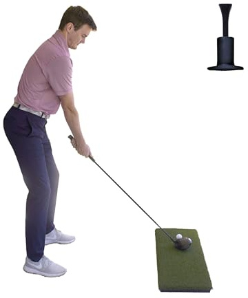 The Original Country Club Elite by Real Feel Golf Mats 1' X 3' Hitting Strip| Heavy Duty Commercial Practice Mat | Accepts A Real Tee | Swing Down and Through | Indoor/Outdoor