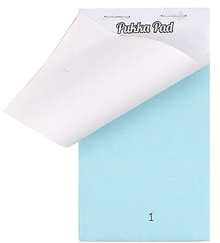 Pukka Pad, Duplicate Restaurant Pad – 50 Numbered Sheets of Order Paper for Dining and Delivery Wait and Kitchen Staff – Carbonless Copy Slips – 140 x 76mm – Pack of 50 Pads