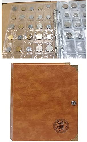 600 Pockets Coin Collecting Holder Album for Collectors Coin Collection Organizer Storage Box Case