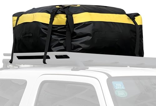ROCKBROS Dachkoffer Wasserdicht Dachgepäckträger mit 8 Zurrgurten 300L | Dachbox Aufbewahrungsbox für Auto Gepäcktransport, Vans, SUVs