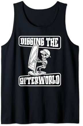 Windsurfen Skelett Surfbrett - Windsurf Windsurfer Tank Top