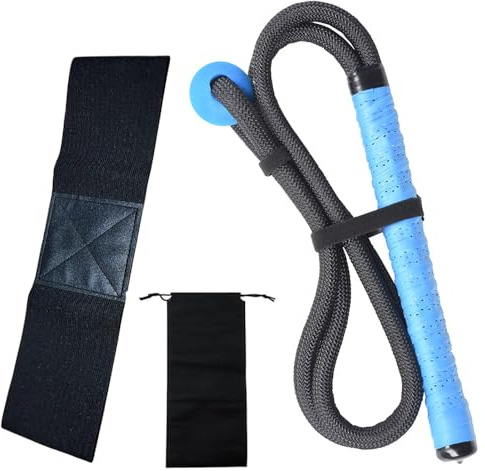 JOAASU Golf Swing Training Aid Rope, Golf Rope Swing Trainer, Golf Swing Rope with Golf Connection Band, Golf Swing Pracice Rope for Beginner, Golf Training Aids Suitable for Golf Lovers Men and Women