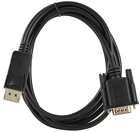 HOMOBABE Câble vers Vga 1,8 M en Cuivre Noir pour Ordinateur Portable