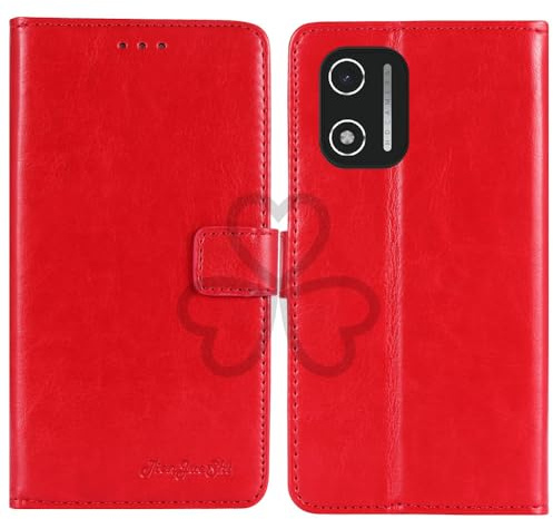 TienJueShi Red Book Stand Retro Business Flip Leather Protector Phone Case Cover Etui Wallet For Xgody Android Phone X32 2025 5.5 inch