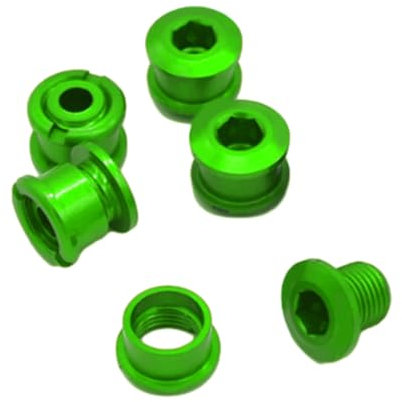 Kalttoy 5pcs Single Speed Chainwheel Viti Leggero Biciclette Corona Bulloni