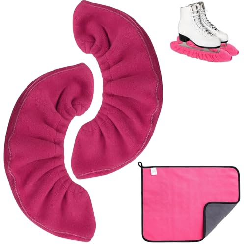 BDBFPAN Protezione per pattini da ghiaccio, protezione elastica per pattinaggio artistico e hockey su ghiaccio, ideale per la protezione durante il trasporto e lo stoccaggio, adatto per la maggior