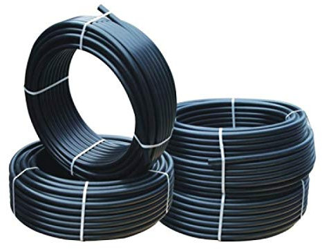 Verlegerohr Versorgungsleitung Wasserleitung Druckrohr für Bewässerung Sprinklersystem PE-Rohr 16mm 20mm 25mm 32mm wählbar (16 mm x 10 m)