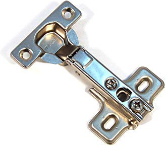 10x Topfband Eckanschlag Scharnier Topfscharniere Möbel Küchenscharniere Aufliegend Schrankscharniere 26mm