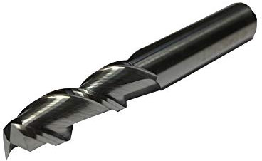 CNC QUALITÄT VHM- Schaftfräser Ø 1 bis 12 mm - Hartmetall Fräser für die Bearbeitung in Aluminium - Nutfräser mit 2 Schneiden - 8 mm