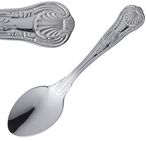 Olympia Kings Coffee Spoon 112mm 18/0 Stainless Steel Tea Teaspoon Cutlery 12pc