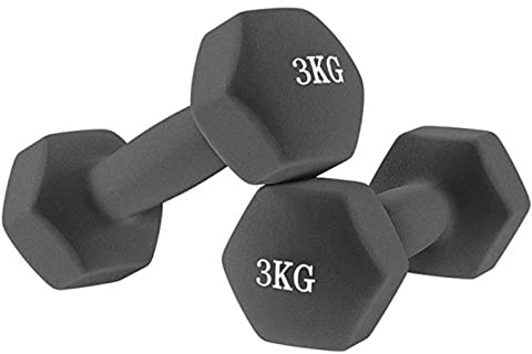 Hanteln für das Fitnessstudio zu Hause Fitness Sechskant-Hanteln aus Neopren, rutschfest | Paar Dipped Dumbbell Langhantel