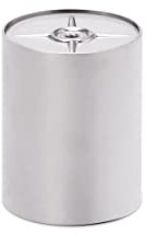 höfats - Elevación de giro 90 plata - aumenta la chimenea de mesa de alta calidad y giro de 9 cm - de acero inoxidable - Solo para uso exterior - Accesorios para chimenea de etanol spin