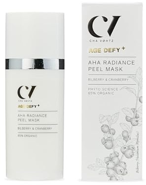 Green People Age Defy+ AHA Radiance Maske, 30ml | Hauterneuerung, Vegan, Bio und Tierversuchsfrei, Wichtige Pflanzenaktivstoffe