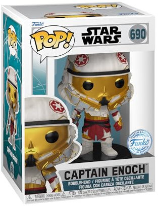 Funko POP! Star Wars: Ahsoka - Captain Enoch - Amazon Exklusiv - Sammelfigur aus Vinyl - Offizielle Merchandise - Spielzeug für Kinder & Erwachsene - TV Fans