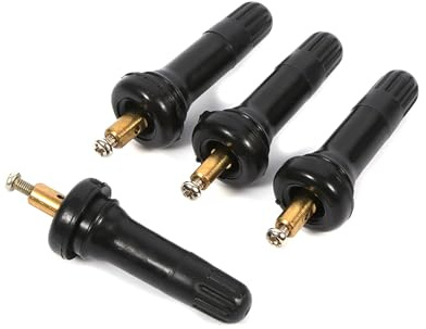 4Pcs Reifenventilschaft Anti-Blowout Düse Ventil Sensor TPMS Reifendrucküberwachungssystem Anti-Blowout Snap-In Reifenventilschaft Gummi Ventil Sensor