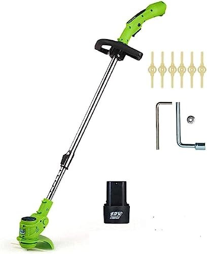 RUTAVM Portatile in Mano Tagliaerba a Batteria 12V / 24V Tagliaerba Elettrico Regolabile Tagliaerba da potatura da Giardino Attrezzi da Giardino elettrici-12V-1 Batteria