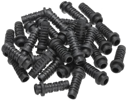 QUARKZMAN 30pz 8mm Manicotto Protezione Boccola Cavo Connettore Antistrappo per Protezione Isolamento del Cavo Elettrico