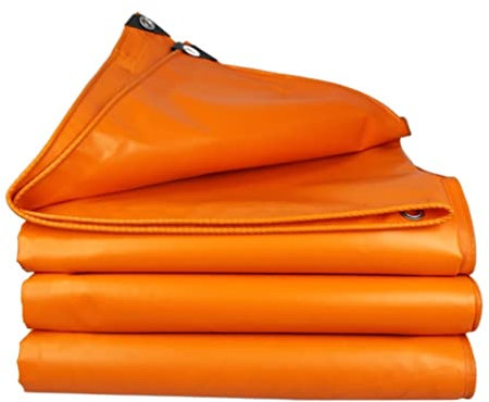 Plane Pool Abdeckplane, Schwimmbad Poolabdeckung,Aufblasbare Easy Set Swimming Pool Cover PE Schutzplane Wasserdicht Staubdicht Winddicht Solarabdeckung (Color : Orange, Size : 2x3m)