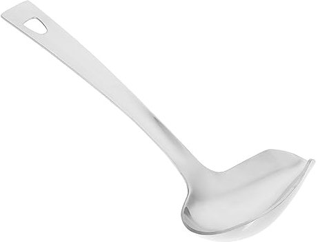 Alipis 304 Stainless Steel Pouring Spoon Heavy-Duty Oil Scoop for Hot Pot Sturdy Soup Ladle Long Handle for Home Cooking