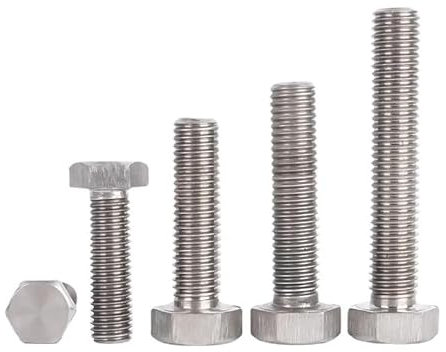 AYYSSM 1 stück M6 M8 M10 M12 M14 M16 M18 M20 x 10 12 15 20 25 30 35 40-200mm Titan Sechskantschrauben(95mm,M18)