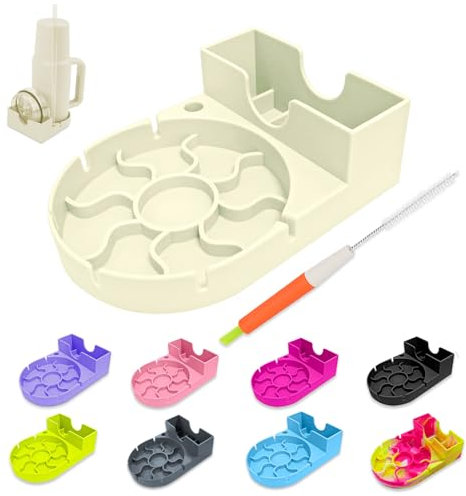 SISAYWEY Abtropfgestell für Wasserflaschen, Silikon-Becher-Abtropfgestell, Babyflaschentrockner, Tassentrockner für Stanley 20/30/1,134.0 g, Tassen, Gläser