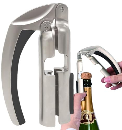 Sghtil Ouvre-bouteille de champagne | Tire-bouchon de vin – Ouvre-champagne, extracteur de avec poignée ergonomique, tire-bouchon pour la maison ou le barman