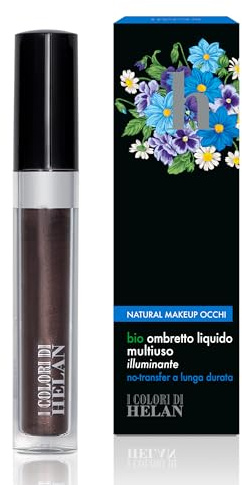 Helan Les couleurs de Helan - Fard à paupières Yeux Liquide Illuminant Multi-Usages Idéal comme Blush Liquide, Terre Make Up Visage et Bronzer, Maquillage sans transfert Longue Durée, Fard à Paupières
