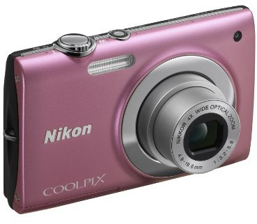Nikon Coolpix S2500 Digital Camera - Pink (12MP, 4x Optical Zoom) 2.7 inch LCD (Renewed)