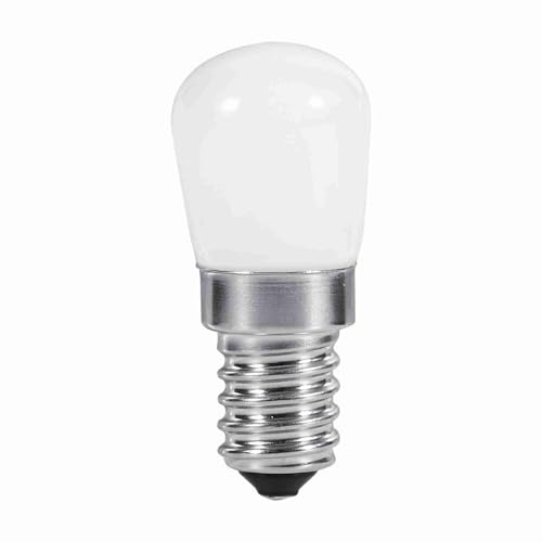 Greensen 1,5 W Bulbo LED E14 AC 110V 220V Lampada Bianca Bianca Bianca Calda Fredda per Frigoriferi da 25 a 30 W Equivalente Luce Morbida Luminosa Equivalente (220V)