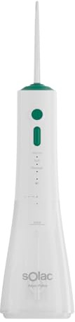 Solac – Irrigatore dentale Aqua Pulse | 320ml | 120 pulsazioni/min | 3 modalità | Testina rotante 360° | Ricaricabile | 2 ugelli inclusi | Spegnimento automatico