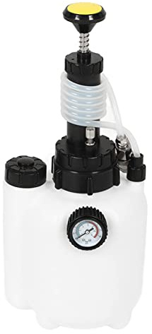 aqxreight Strumento di Sanguinamento del Fluido Freno con Pompa 3L 1L Strumento di Sanguinamento del Bottiglia di Ricarica Set 1L INTERIORE PROGETTI Il LAVORI. Consente Il Calibro in Maniglia