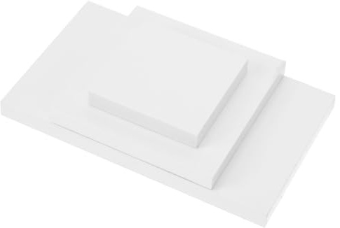 PENIKOKO Palette de Nail Art Jetable en Papier Blanc pour Manucure Professionnelle, 150 Feuilles pour Mélange de Poudre et Cosmétiques, Nail Art