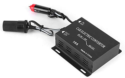 Dioche Transformator, Power 10A 24V Till 12V Spänningsomvandlare Bilströmförsörjning Step-Down Transformator för Husbilar, Lastbilar, Yachter, Ljudsystem